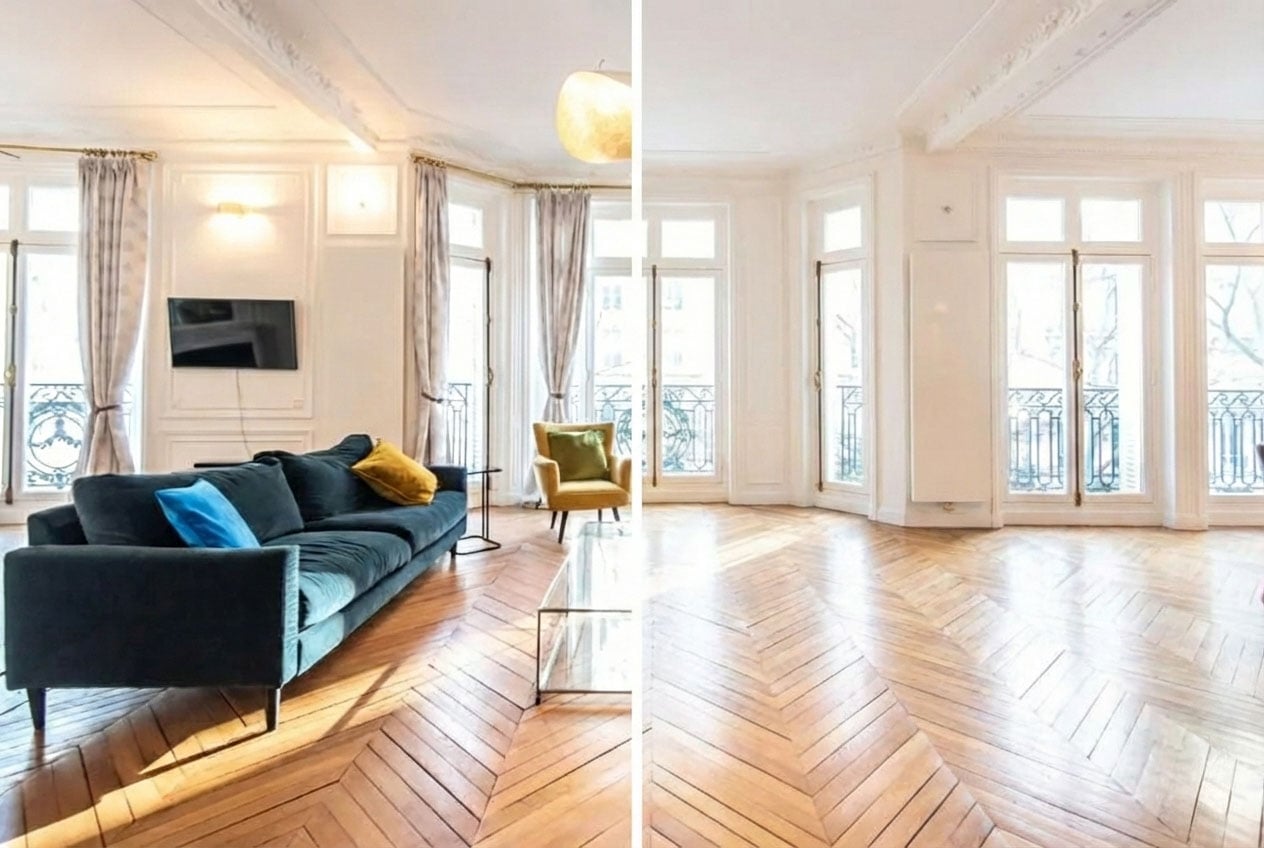 Furnished or unfurnished rental in Paris